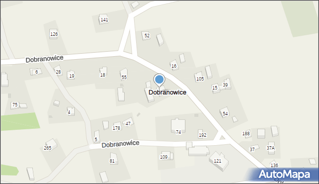 Dobranowice, Dobranowice, 17, mapa Dobranowice