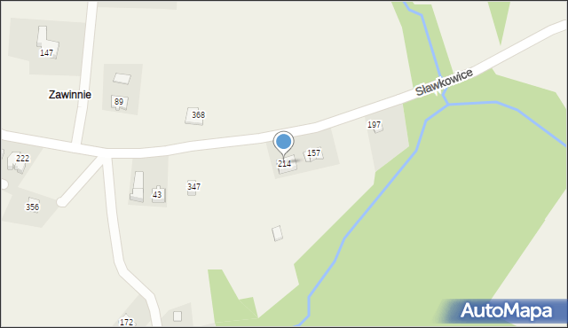 Dobranowice, Dobranowice, 214, mapa Dobranowice