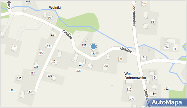 Dobranowice, Dobranowice, 25, mapa Dobranowice