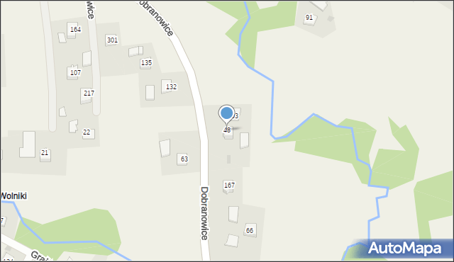 Dobranowice, Dobranowice, 48, mapa Dobranowice