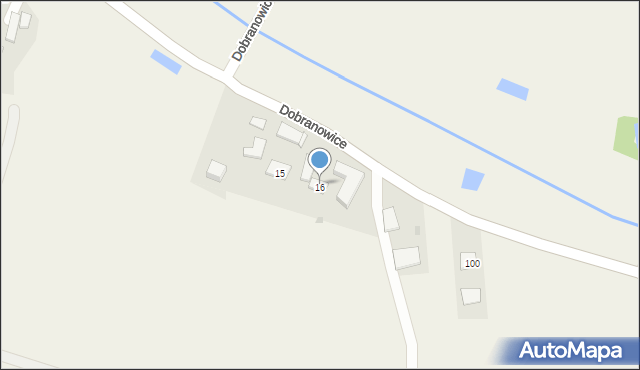 Dobranowice, Dobranowice, 16, mapa Dobranowice