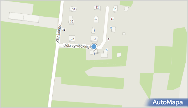 Dobre, Dobrzynieckiego Jana, 3, mapa Dobre