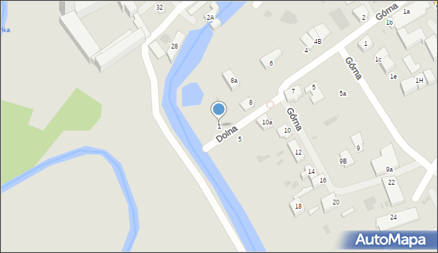 Dobre Miasto, Dolna, 1, mapa Dobre Miasto