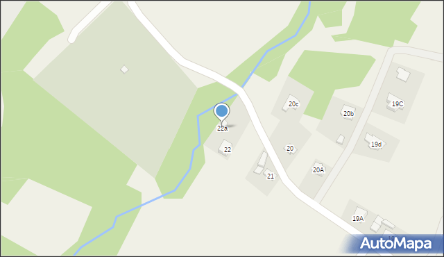 Dobrków, Dobrków, 22a, mapa Dobrków