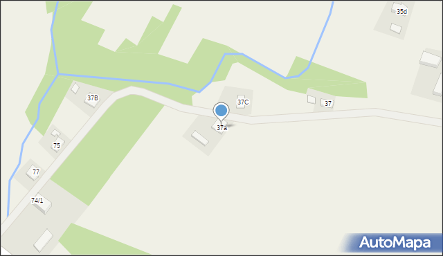 Dobrków, Dobrków, 37a, mapa Dobrków