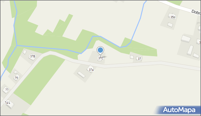 Dobrków, Dobrków, 37C, mapa Dobrków