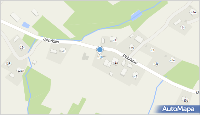 Dobrków, Dobrków, 41b, mapa Dobrków