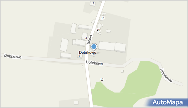 Dobrkowo, Dobrkowo, 13, mapa Dobrkowo