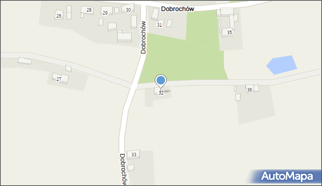 Dobrochów, Dobrochów, 32, mapa Dobrochów