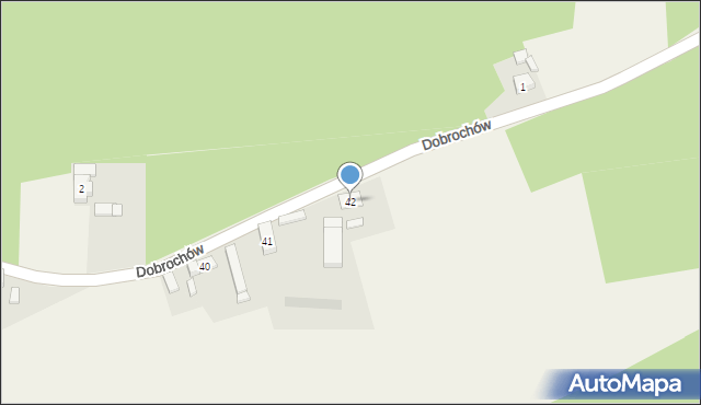 Dobrochów, Dobrochów, 42, mapa Dobrochów