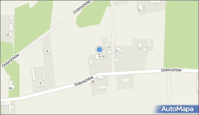 Dobrochów, Dobrochów, 7, mapa Dobrochów