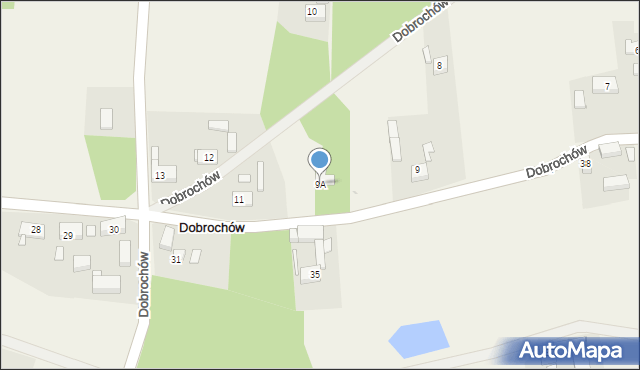 Dobrochów, Dobrochów, 9A, mapa Dobrochów