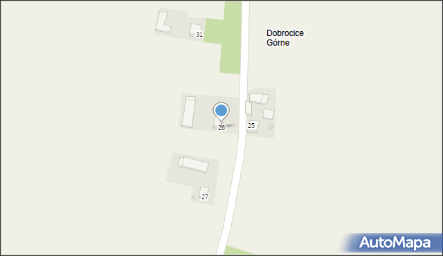 Dobrocice, Dobrocice, 26, mapa Dobrocice