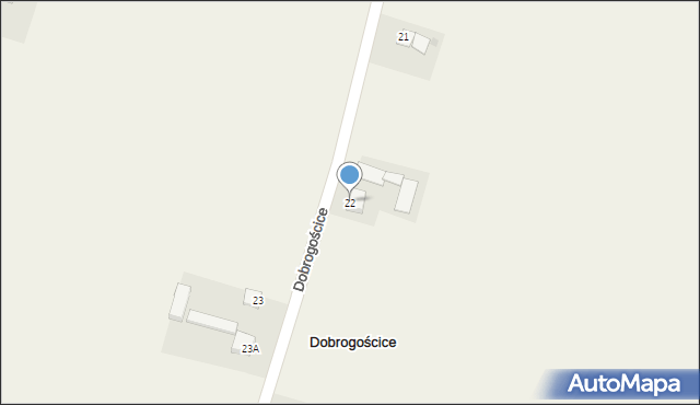 Dobrogościce, Dobrogościce, 22, mapa Dobrogościce