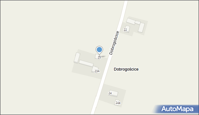 Dobrogościce, Dobrogościce, 23, mapa Dobrogościce