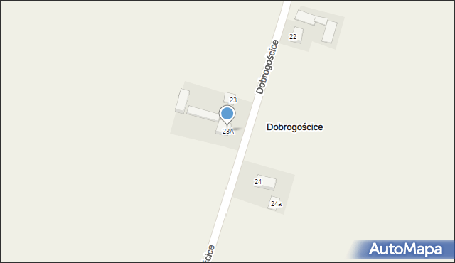 Dobrogościce, Dobrogościce, 23A, mapa Dobrogościce