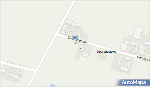 Dobrogostowo, Dobrogostowo, 18, mapa Dobrogostowo