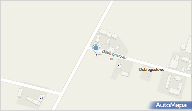 Dobrogostowo, Dobrogostowo, 19, mapa Dobrogostowo