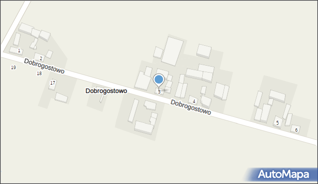 Dobrogostowo, Dobrogostowo, 3, mapa Dobrogostowo