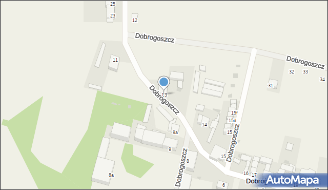 Dobrogoszcz, Dobrogoszcz, 13, mapa Dobrogoszcz