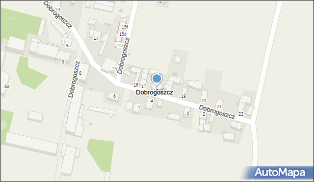 Dobrogoszcz, Dobrogoszcz, 17a, mapa Dobrogoszcz