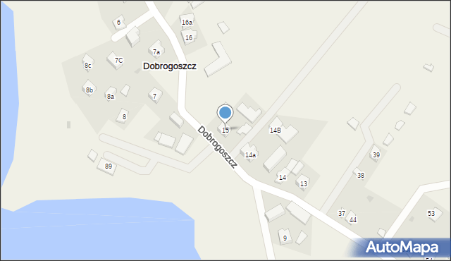 Dobrogoszcz, Dobrogoszcz, 15, mapa Dobrogoszcz