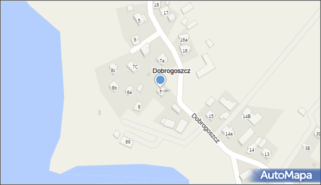 Dobrogoszcz, Dobrogoszcz, 7, mapa Dobrogoszcz