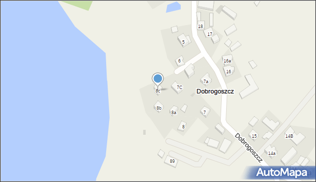 Dobrogoszcz, Dobrogoszcz, 8c, mapa Dobrogoszcz