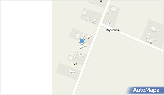 Dobrogoszczyce, Dobrogoszczyce, 25A, mapa Dobrogoszczyce