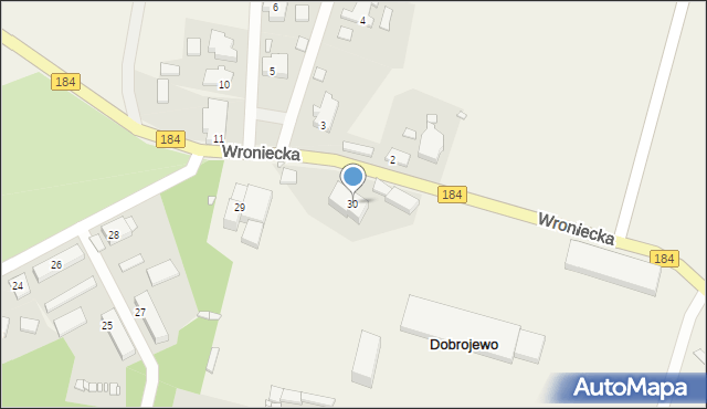 Dobrojewo, Dobrojewo, 30, mapa Dobrojewo