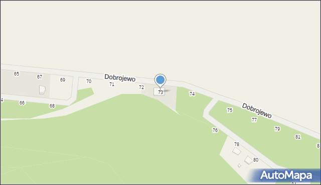 Dobrojewo, Dobrojewo, 73, mapa Dobrojewo