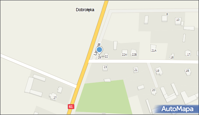 Dobrołęka, Dobrołęka, 24, mapa Dobrołęka