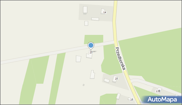 Dobromierz, Dobromierz, 10, mapa Dobromierz