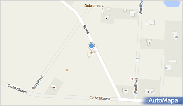 Dobromierz, Dobromierz, 84, mapa Dobromierz