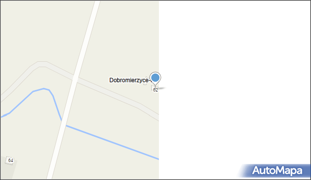 Dobromierzyce, Dobromierzyce, 62, mapa Dobromierzyce