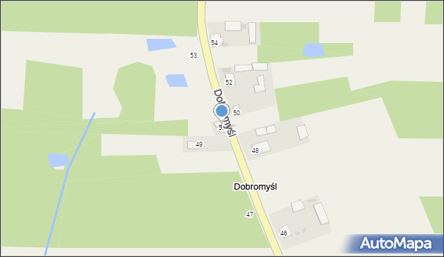 Dobromyśl, Dobromyśl, 51, mapa Dobromyśl