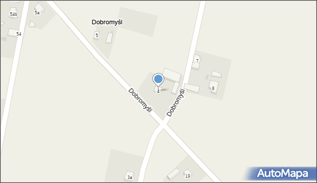 Dobromyśl, Dobromyśl, 4, mapa Dobromyśl