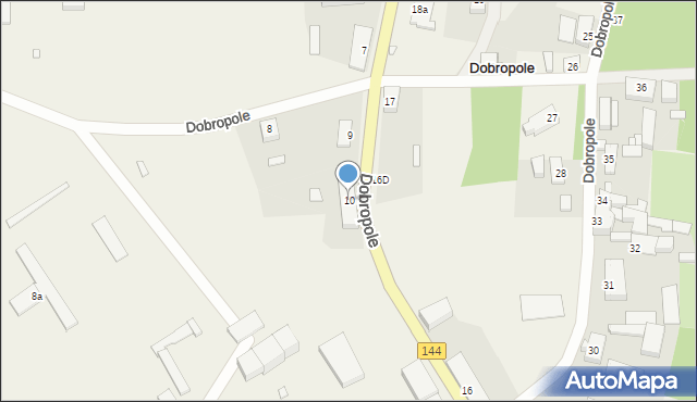 Dobropole, Dobropole, 10, mapa Dobropole