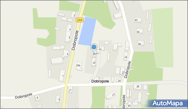 Dobropole, Dobropole, 20, mapa Dobropole