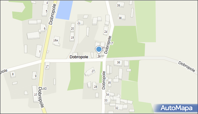 Dobropole, Dobropole, 26, mapa Dobropole