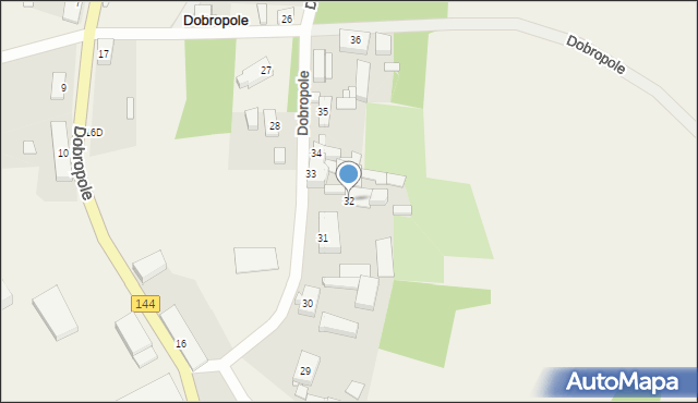 Dobropole, Dobropole, 32, mapa Dobropole