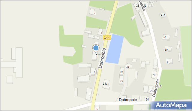 Dobropole, Dobropole, 5, mapa Dobropole