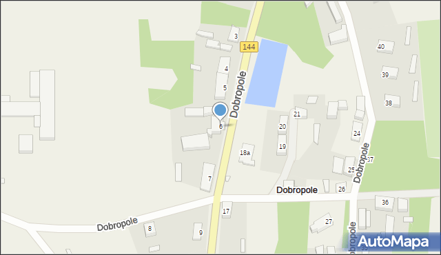 Dobropole, Dobropole, 6, mapa Dobropole