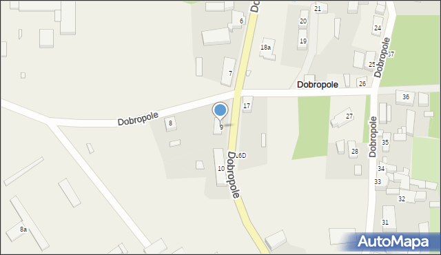 Dobropole, Dobropole, 9, mapa Dobropole