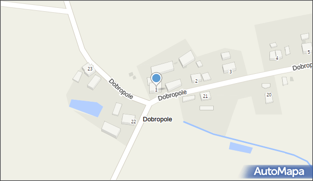 Dobropole, Dobropole, 1, mapa Dobropole