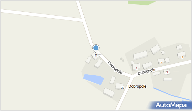 Dobropole, Dobropole, 23, mapa Dobropole