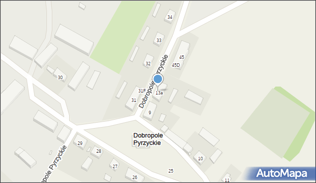 Dobropole Pyrzyckie, Dobropole Pyrzyckie, 8, mapa Dobropole Pyrzyckie