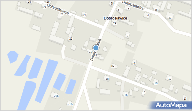 Dobrosławice, Dobrosławice, 8, mapa Dobrosławice