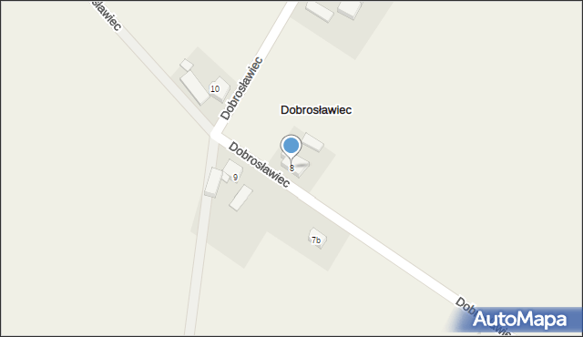 Dobrosławiec, Dobrosławiec, 8, mapa Dobrosławiec