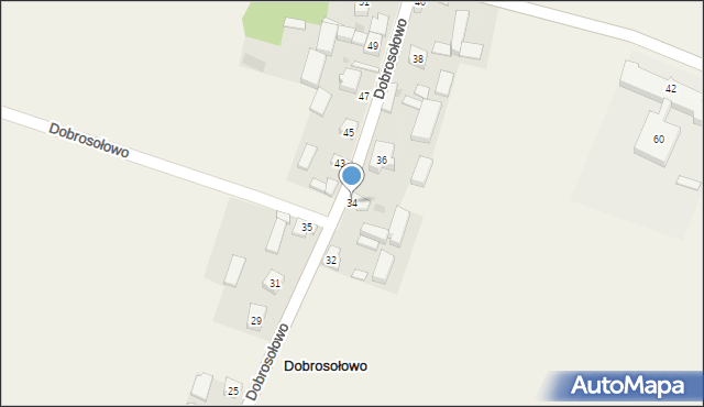 Dobrosołowo, Dobrosołowo, 34, mapa Dobrosołowo